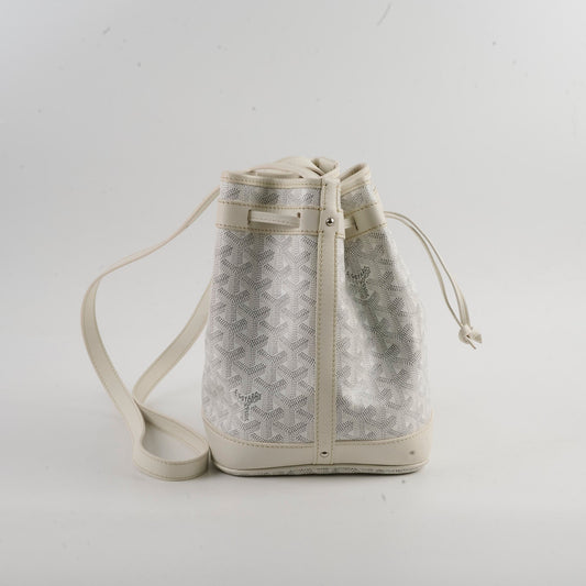 Goyard Petite Flot Bucket Bag White - photo 2