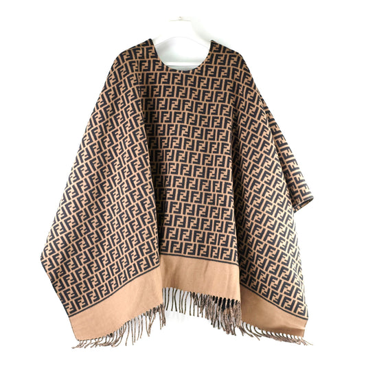 Fendi Wool Poncho Zucca - photo 2