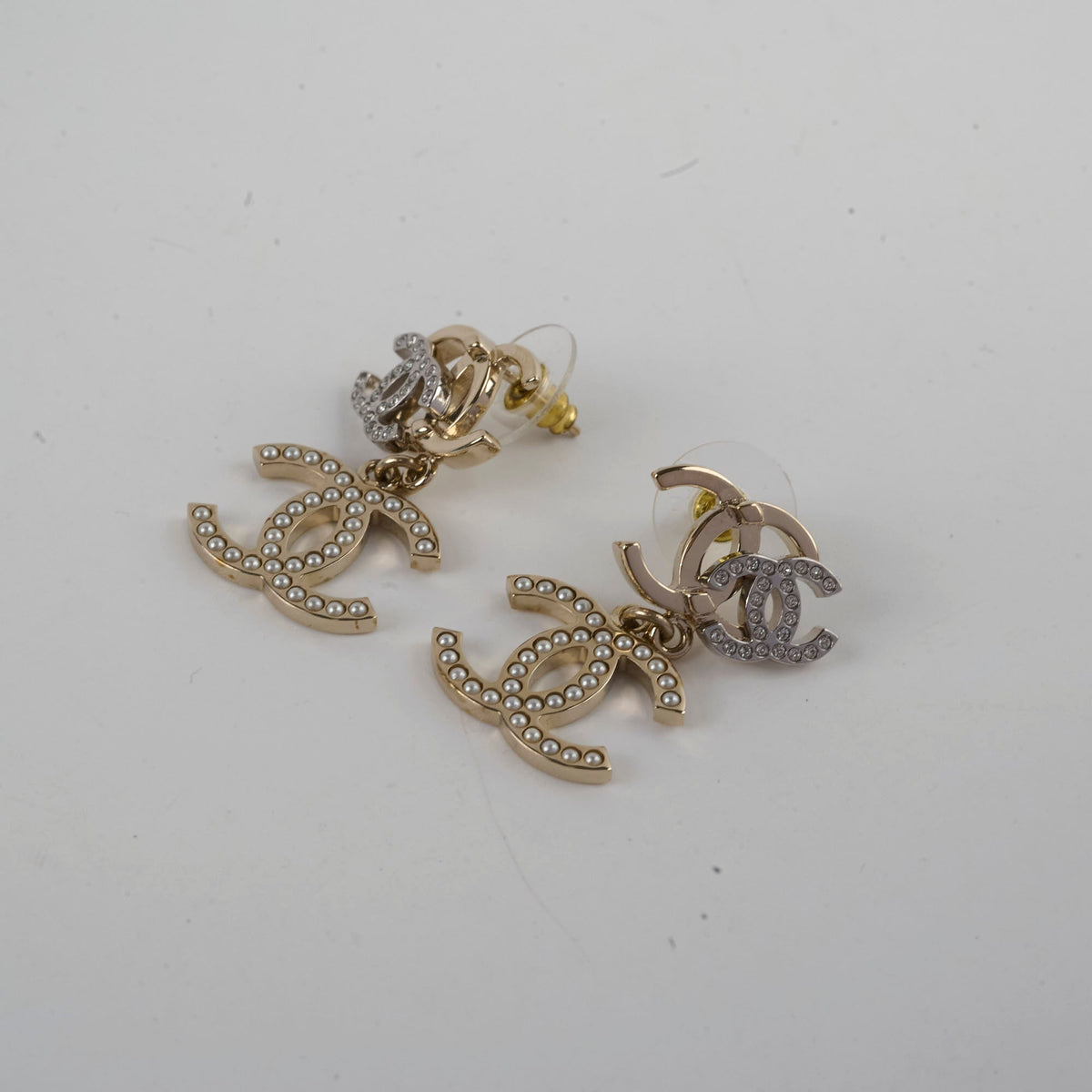 Chanel Triple CC Pearly Earrings - photo 4