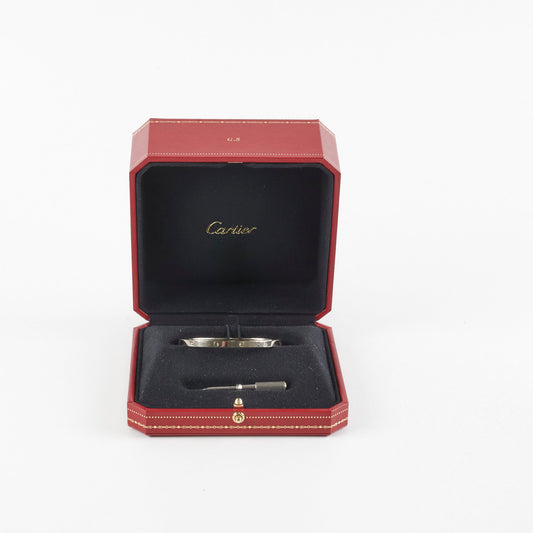 Cartier Small Model Love Bracelet Size 17 White Gold - photo 2