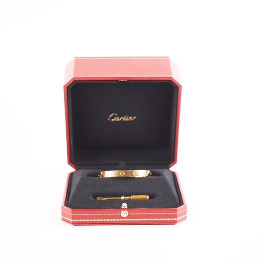 Cartier Love Size 15 Yellow Gold Bracelet - photo 2