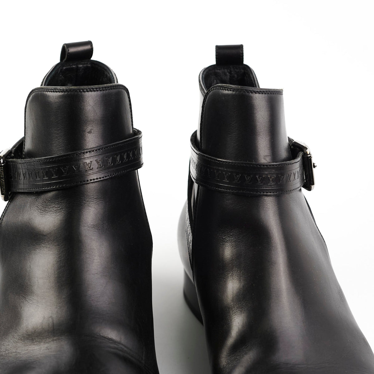 Louis Vuitton Mens Black Leather Boots Size 11 (Copy) - photo 18
