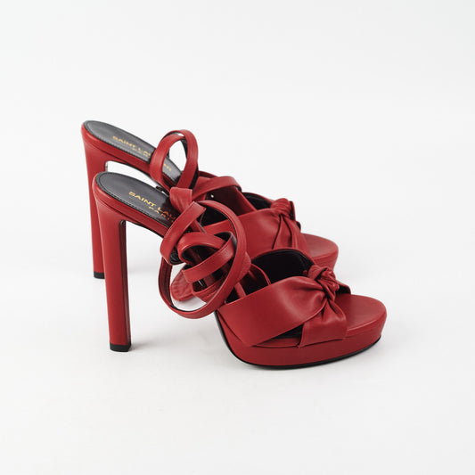 Saint Laurent Sandal Size 38 Red - photo 2