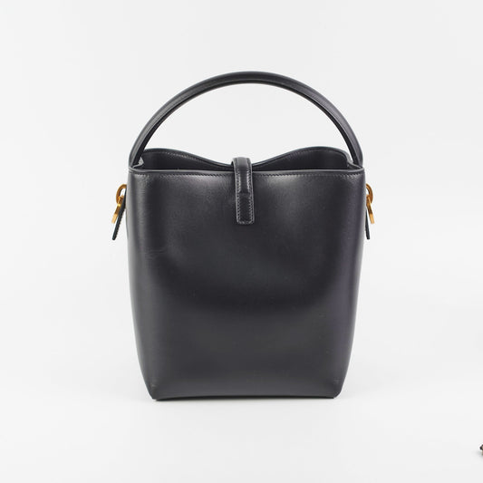 Saint Laurent 37 Small Black Bucket Bag - photo 2