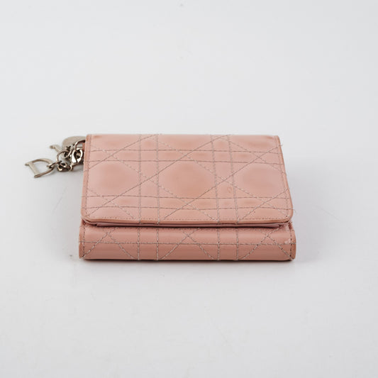 Dior Mini Lady Dior Wallet Pink - photo 2
