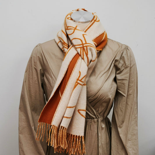Hermes Cashmere Yellow Scarf - photo 2