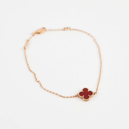 Van Cleef & Arpels Sweet Alhambra Carnelian Bracelet - photo 2