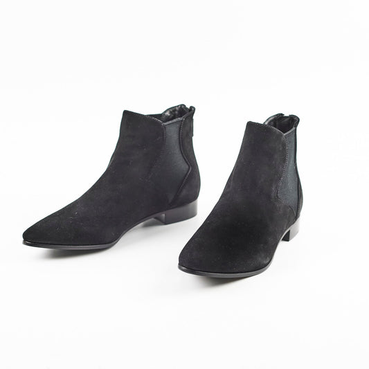 Prada Boots Suede Almond Toe Zip New - photo 2