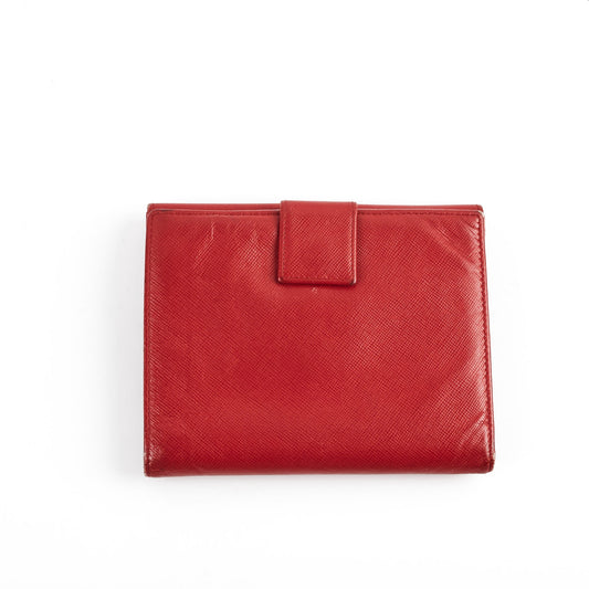 Prada Red Saffiano Leather Wallet - photo 2