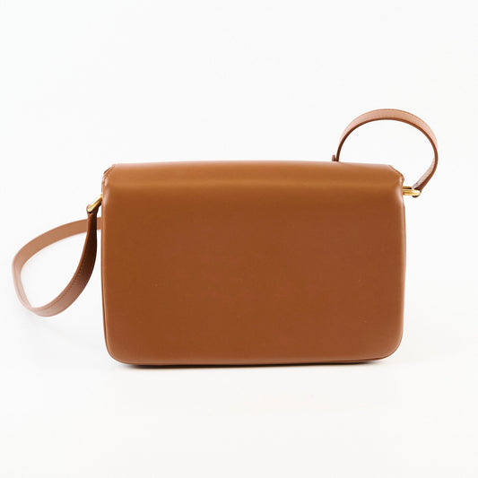Saint Laurent Le Maillon Satchel Tan Smooth Leather - photo 2