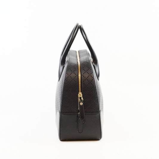 Gucci Black Top Handle Diamante Satchel - photo 2