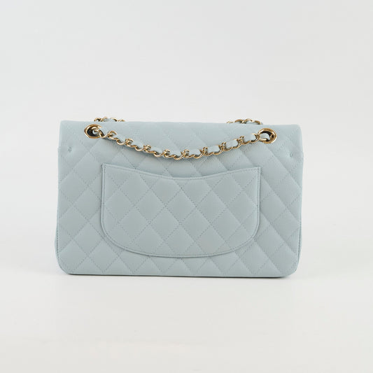 Chanel Classic Flap Medium Caviar Light Blue - photo 2