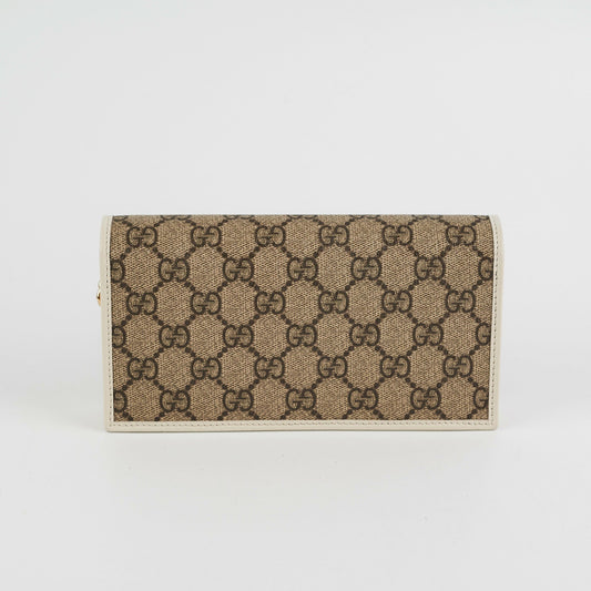 Gucci Horsebit 1955 White Wallet on Chain - photo 2