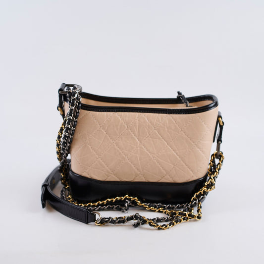 Chanel Small Gabrielle Bicolour Beige/Black - photo 2