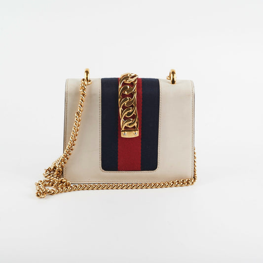 Gucci Mini Sylvie Bag Cream - photo 2