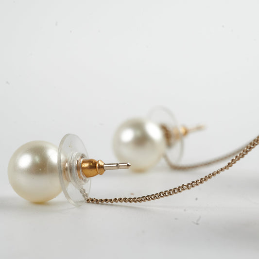 Chanel Pearl Drop Earrings Costume Jewellery - photo 2