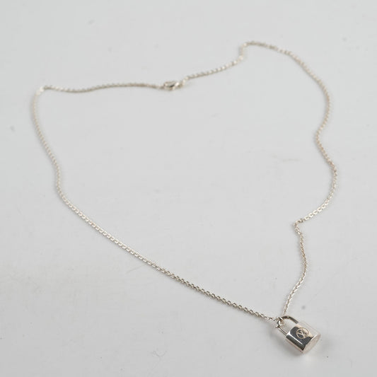 Louis Vuitton Lock Sterling Silver Necklace - photo 2