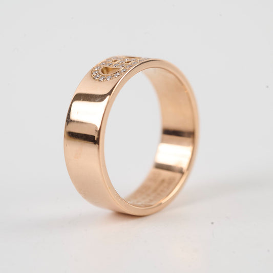 Hermes H'Ancre Diamond Ring Rose Gold Size 50 - photo 2