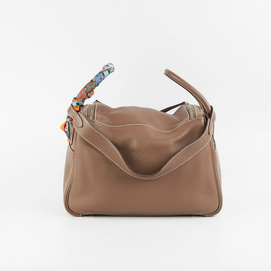 Hermes Lindy 30 Etoupe Q Square Stamp - photo 2
