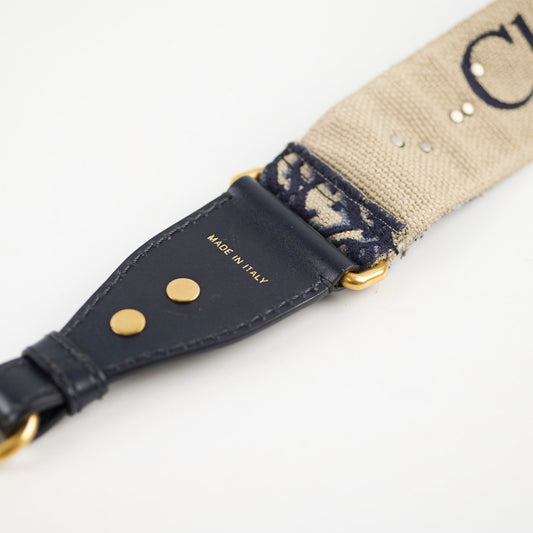 Christian Dior Oblique Navy Guitar Strap - photo 2