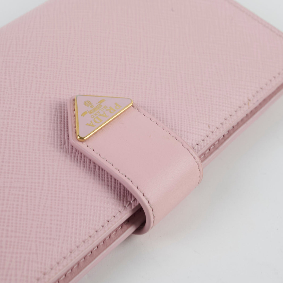 Prada Saffiano Long Wallet Pink - photo 12
