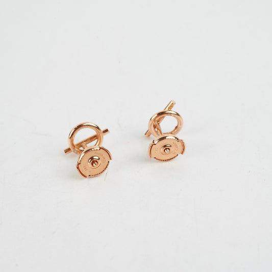 Hermes Echappee Small Earrings Rose Gold - photo 2