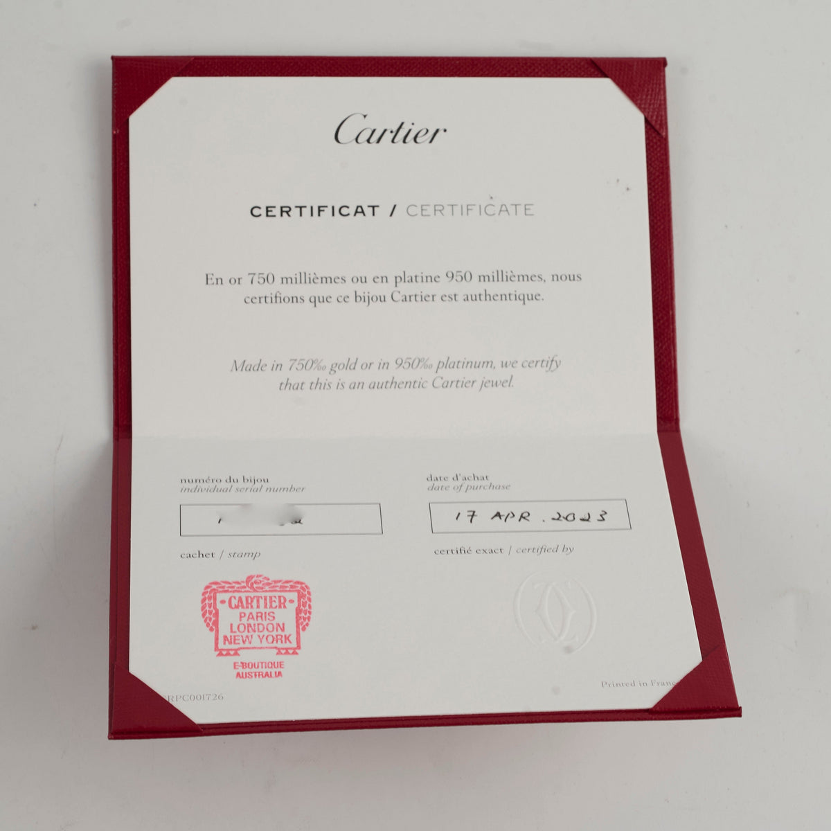 Cartier Love Ring Small Model Pink Gold Size 59 - photo 6