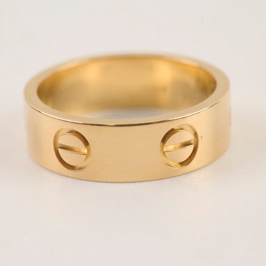 Cartier Love Ring Classic Model Size 51 Yellow Gold - photo 2