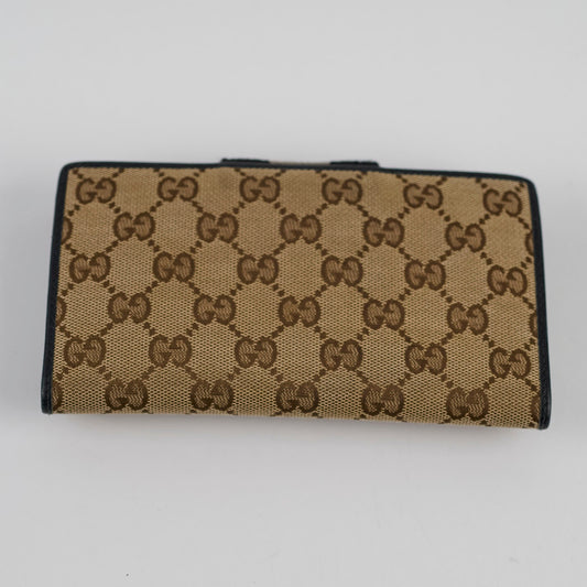 Gucci Canvas Long Wallet GG Supreme Brown - photo 2
