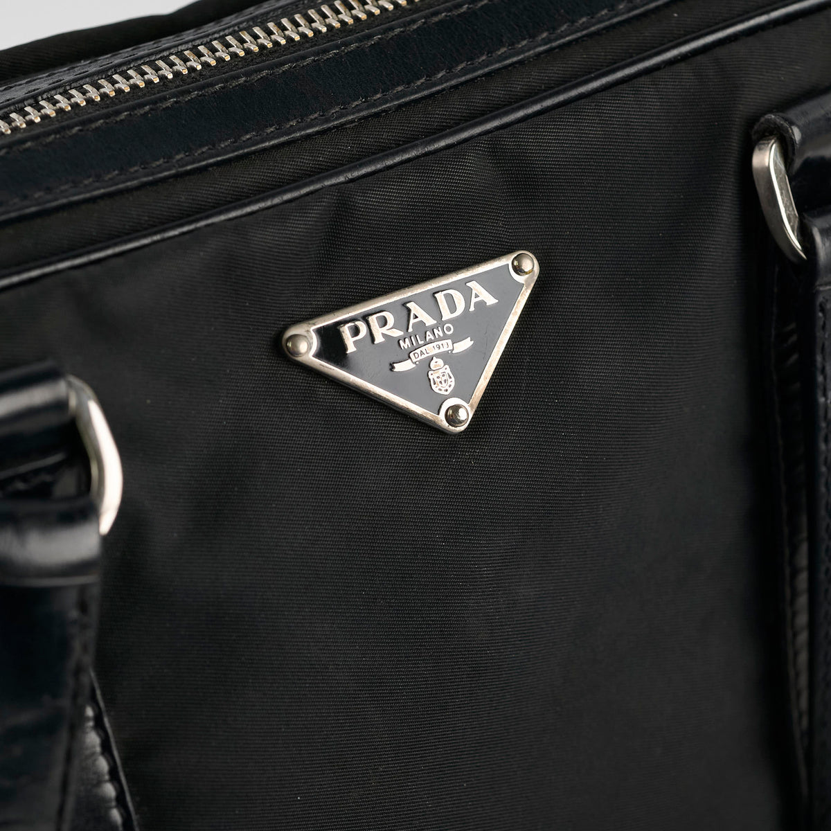 Prada Nylon Briefcase Black - photo 15