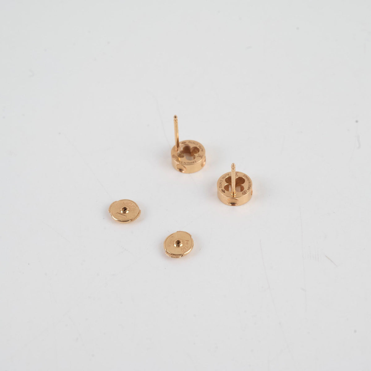 Louis Vuitton Fleur Stud Earrings Pink Gold - photo 4