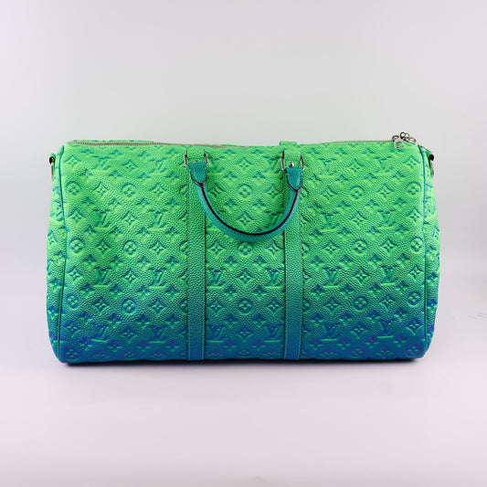 Louis Vuitton Keepall 50 Illusion Blue and Green Virgil - photo 2