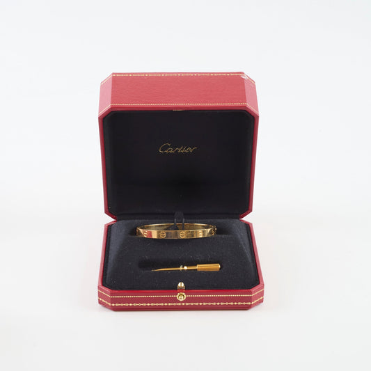 Cartier Love Bracelet Classic Yellow Gold Size 17 - photo 2