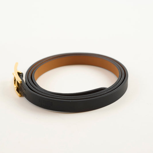 Hermes Behapi Double Tour Bracelet Noir - photo 2