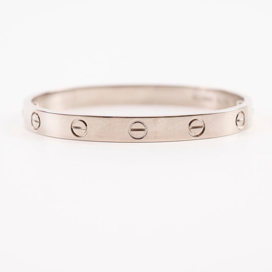 Cartier Love Bracelet Classic White Gold Size 16 2024 - photo 2