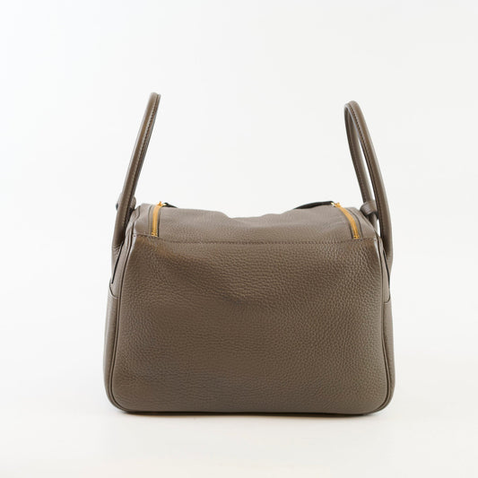 Hermes Lindy 26 Clemence Gris Etain - Y Stamp - photo 2