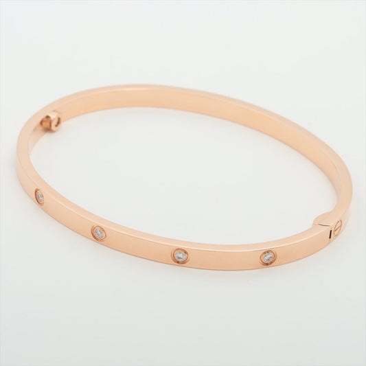 Cartier Love Small 10 Diamond Rose Gold Size 16 Bracelet - photo 2