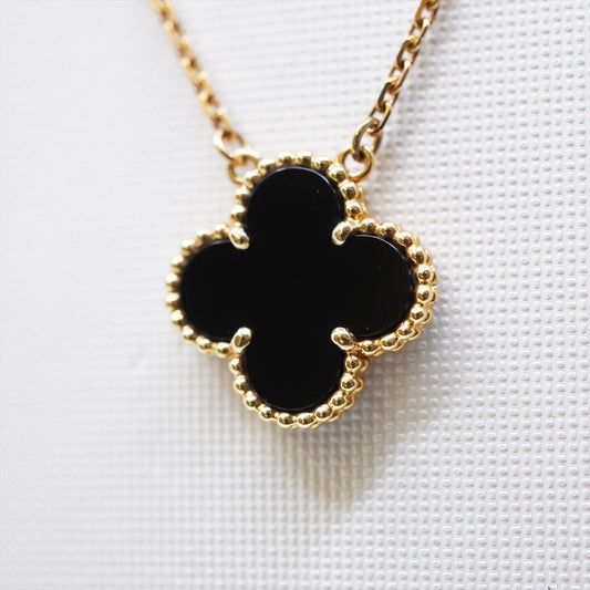 Van Cleef & Arpels Vintage Alhambra Onyx Necklace - photo 2