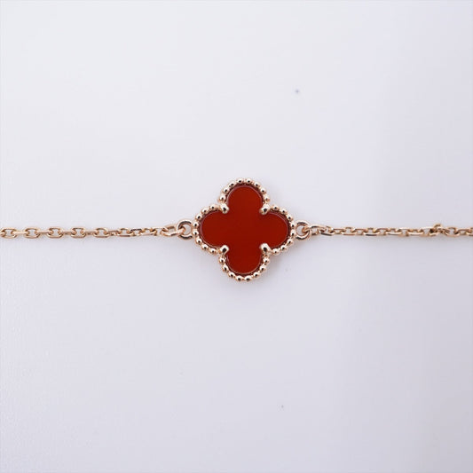 Van Cleef & Arpels VCA Sweet Alhambra Carnelian Bracelet - photo 2