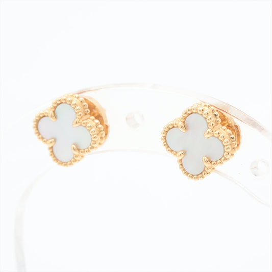 Van Cleef & Arpels VCA Sweet Alhambra Mother of Pearl MOP Earrings 2023 - photo 2