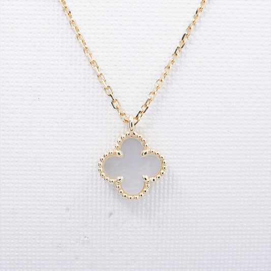 Van Cleef & Arpels Sweet Alhambra Mother Of Pearl MOP Necklace 2021 - photo 2