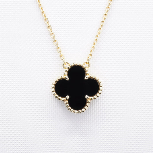 Van Cleef & Arpels Vintage Alhambra Onyx Necklace - photo 2