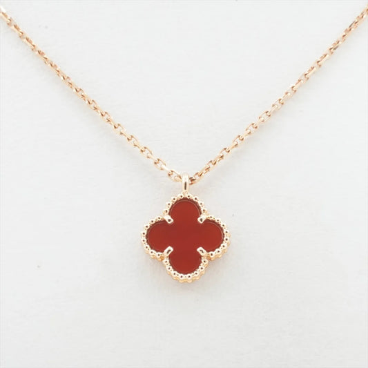 Van Cleef & Arpels Sweet Alhambra Carnelian Necklace - photo 2