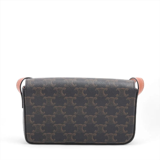 Celine Triomphe Shoulder Bag Brown - photo 2