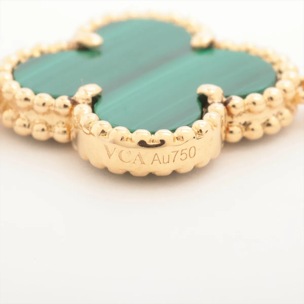 Van Cleef & Arpels Vintage Alhambra 5 Motifs Malachite Bracelet - photo 5
