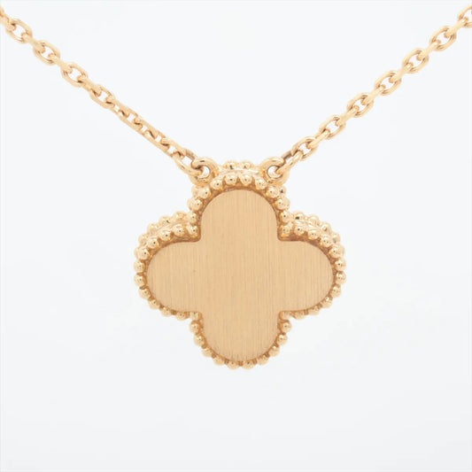 Van Cleef & Arpels 2018 Holiday Pendant Gold Mother-of-Pearl Yellow Gold with Diamond - photo 2