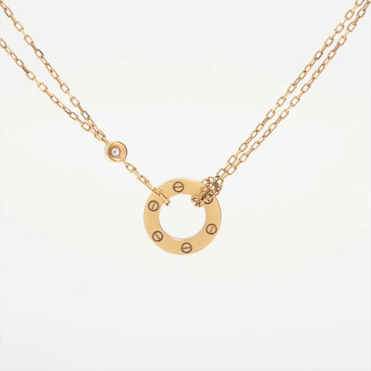 Cartier Love Pendant 2 Diamonds Necklace - photo 2