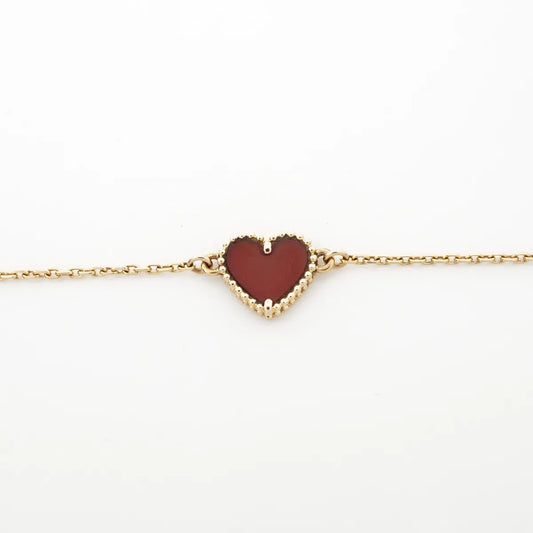 Van Cleef & Arpels Sweet Alhambra Hearts Carnelian Bracelet - photo 2