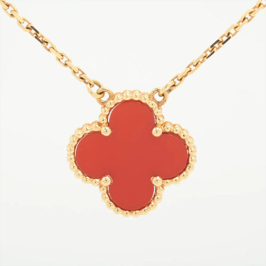 Van Cleef & Arpels Vintage Alhambra Carnelian Necklace - photo 2