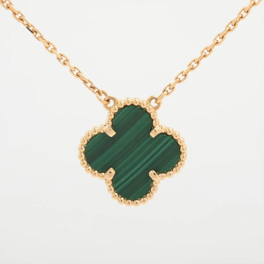 Van Cleef & Arpels Vintage Alhambra Malachite Pendant Necklace - photo 2